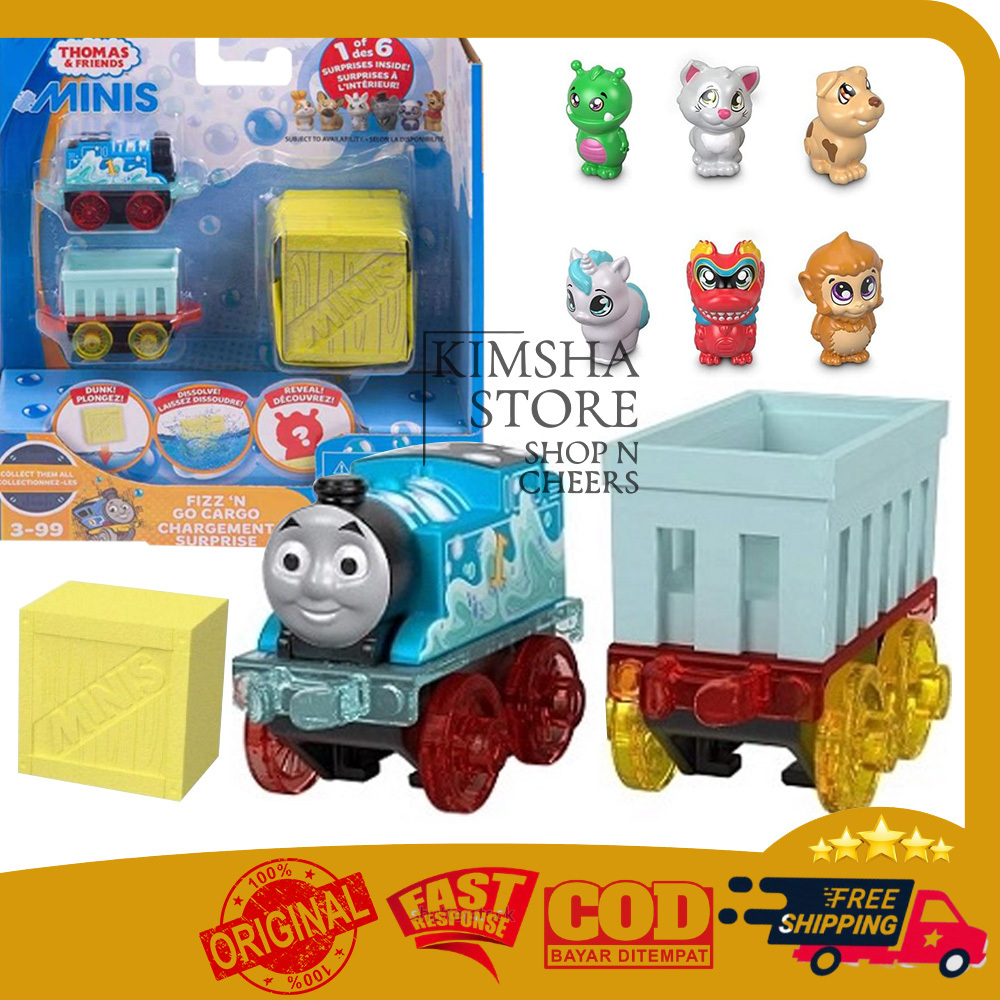 Thomas & Friends MINIS - Vagone Cargo Fizz 'n Go Con Sorpresa Dissolvente