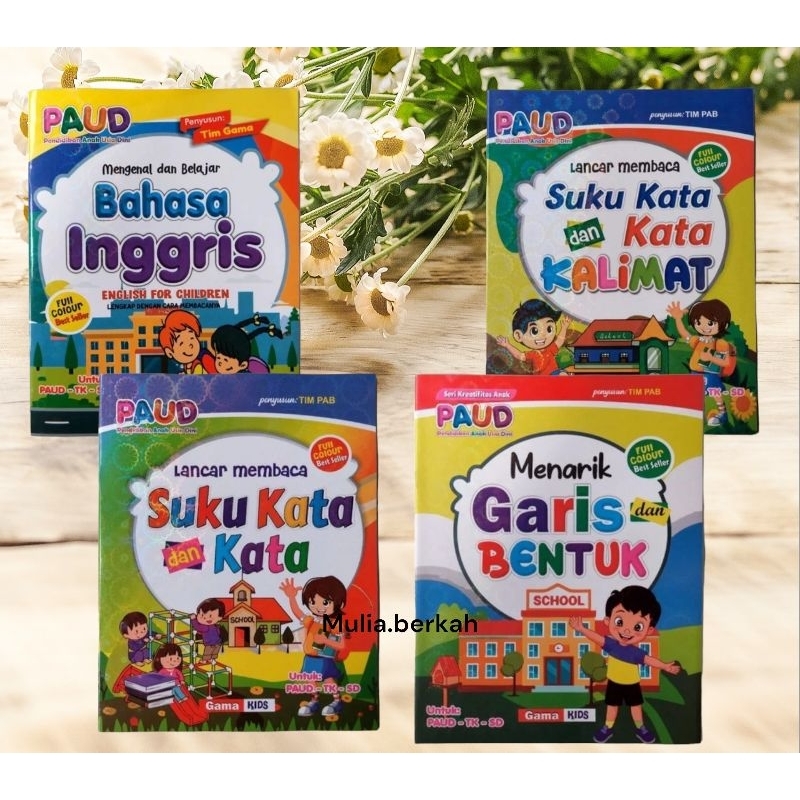 Jual Buku Anak Tk Dan Paud Belajar Lancar Membaca Suku Kata Kalimat Dan ...