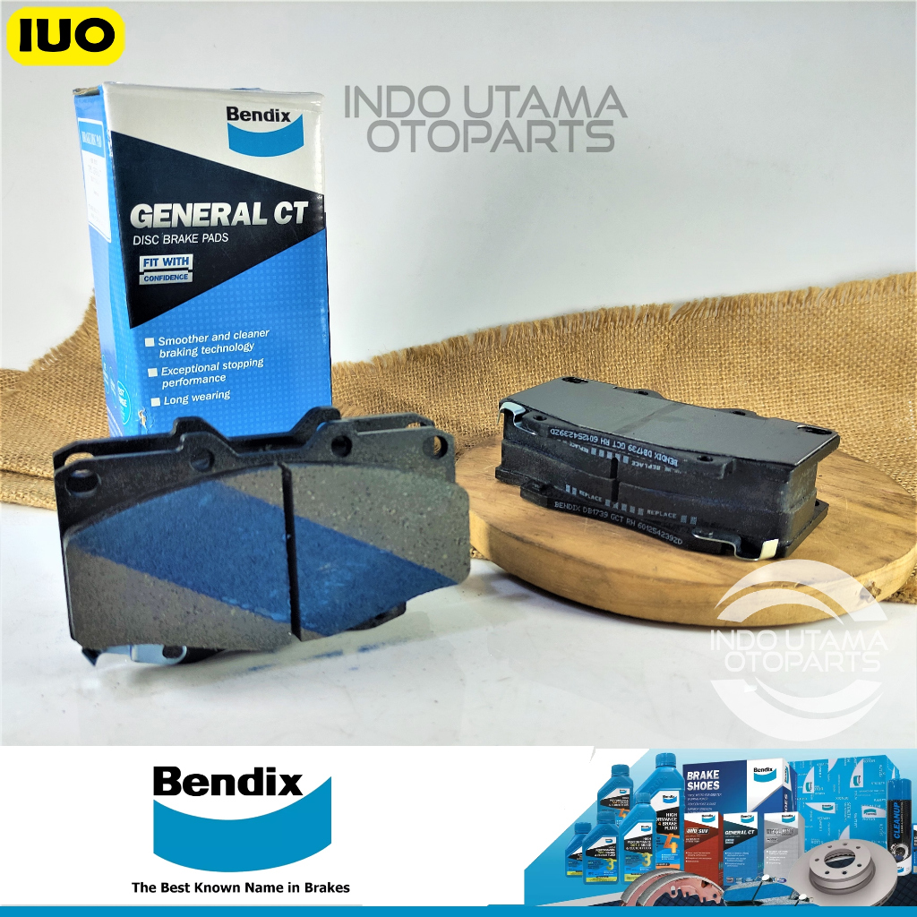Jual Kampas Rem Fortuner Hilux BENDIX Brake Pad DB 1739 GCT | Shopee ...