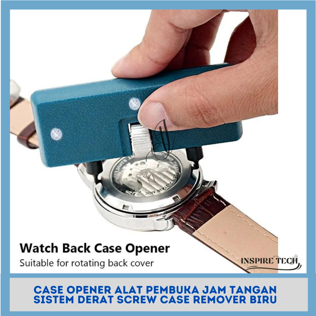 Jual ALAT PEMBUKA case JAM TANGAN CASE OPENER SCREW CASE REMOVER BIRU ...