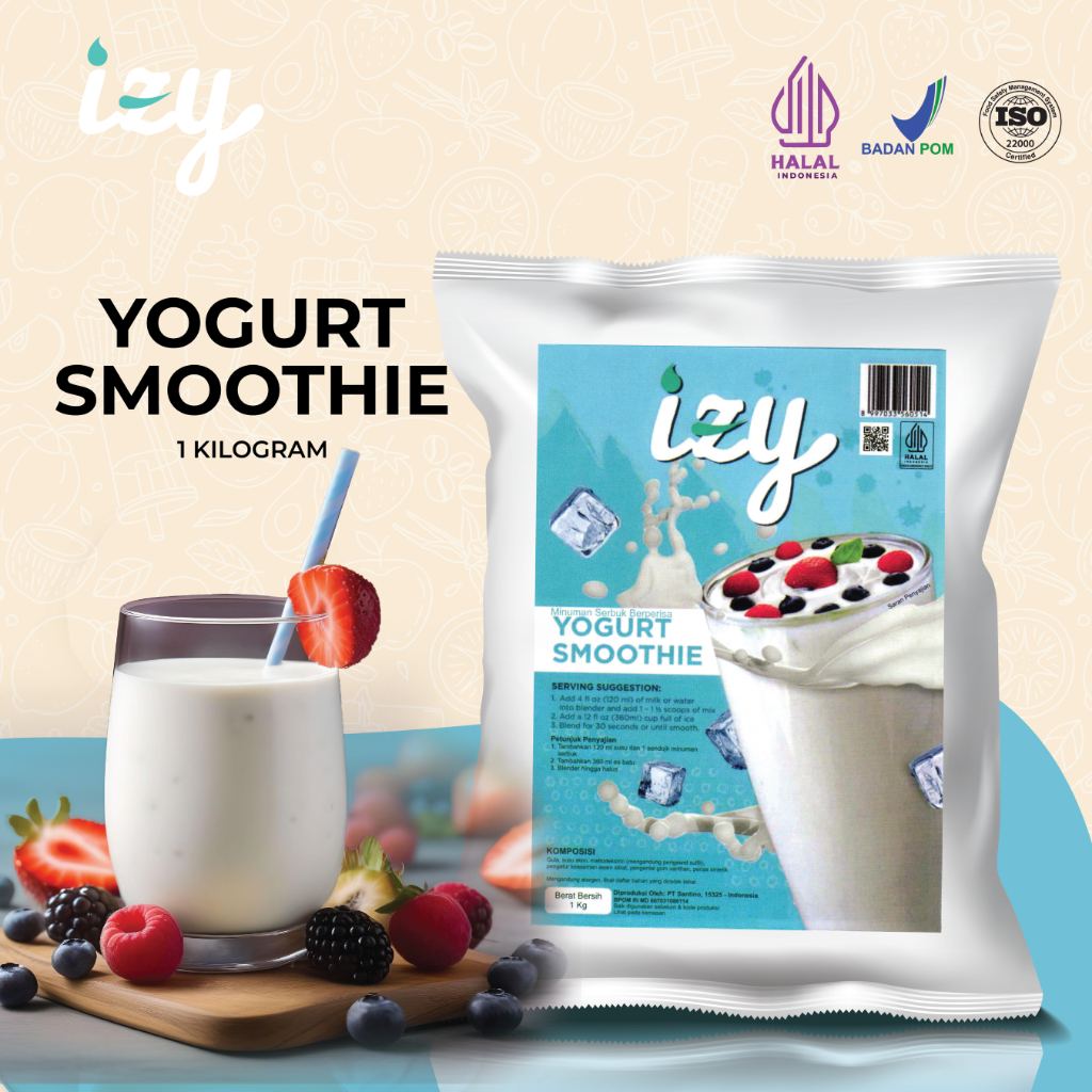 Jual Izy Powder Drink Yoghurt Smoothie 1 Kg | Shopee Indonesia