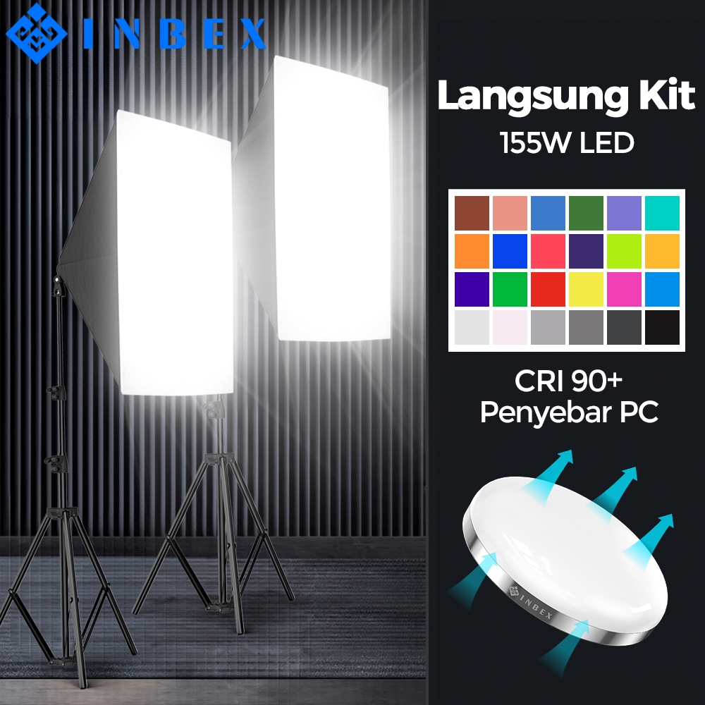 Jual INBEX 150W E27 Base 5500K6000K Fotografi Daylight Bulb Bright