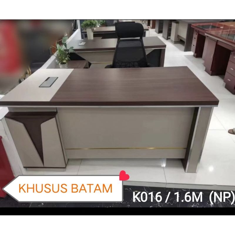 Jual MEJA OFFICE MANAGER / MEJA KANTOR / MEJA KERJA UKURAN 160CM K016 ...