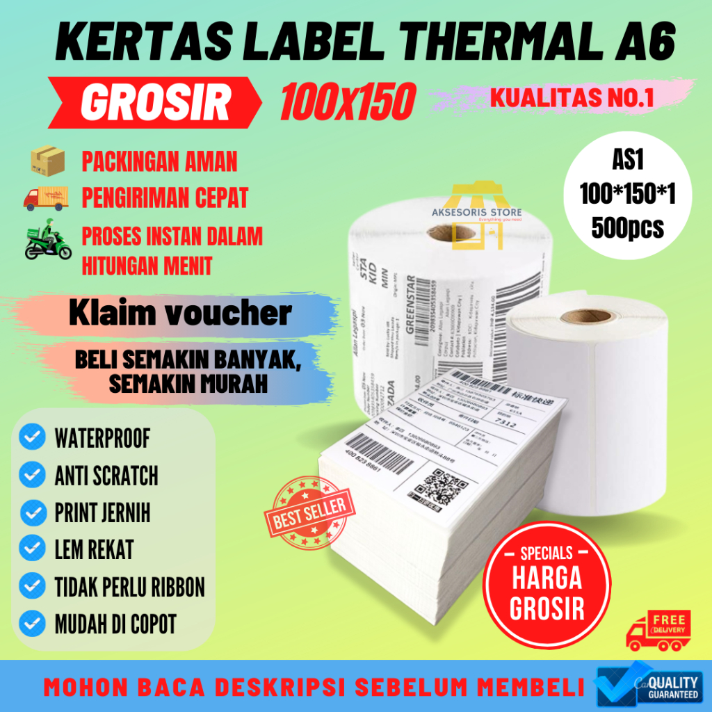 Jual Kertas Label Terlengkap & Harga Terbaru Agustus 2026 | Shopee ...
