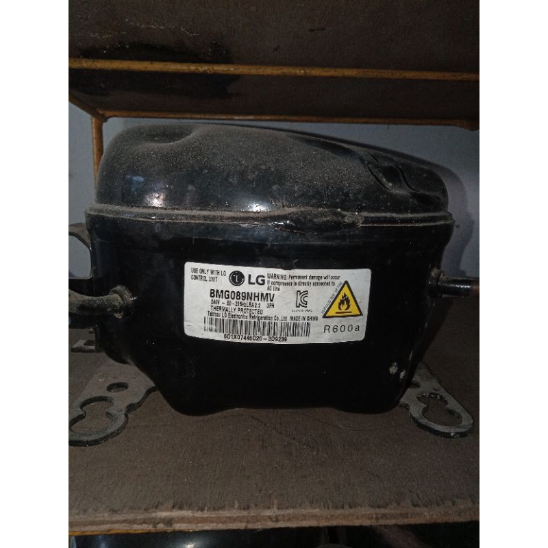 Jual Kompresor kulkas LG inverter BMG089 NHMV R600a | Shopee Indonesia