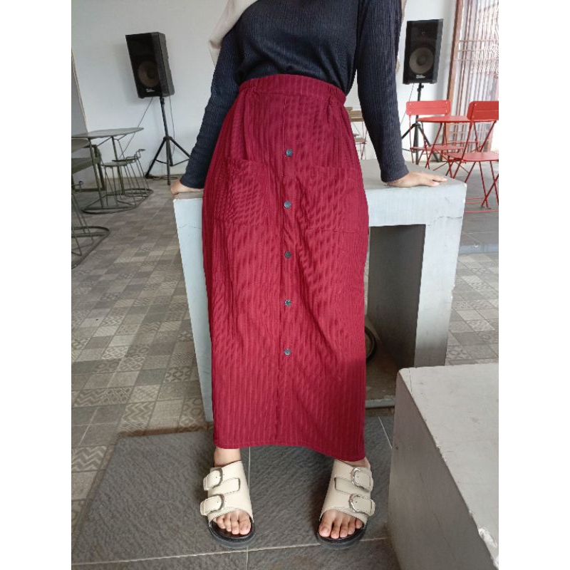 Jual ROK CARGO KNIT HORNET I CARGO SKIRT KNIT HORNET I ROK CARGO