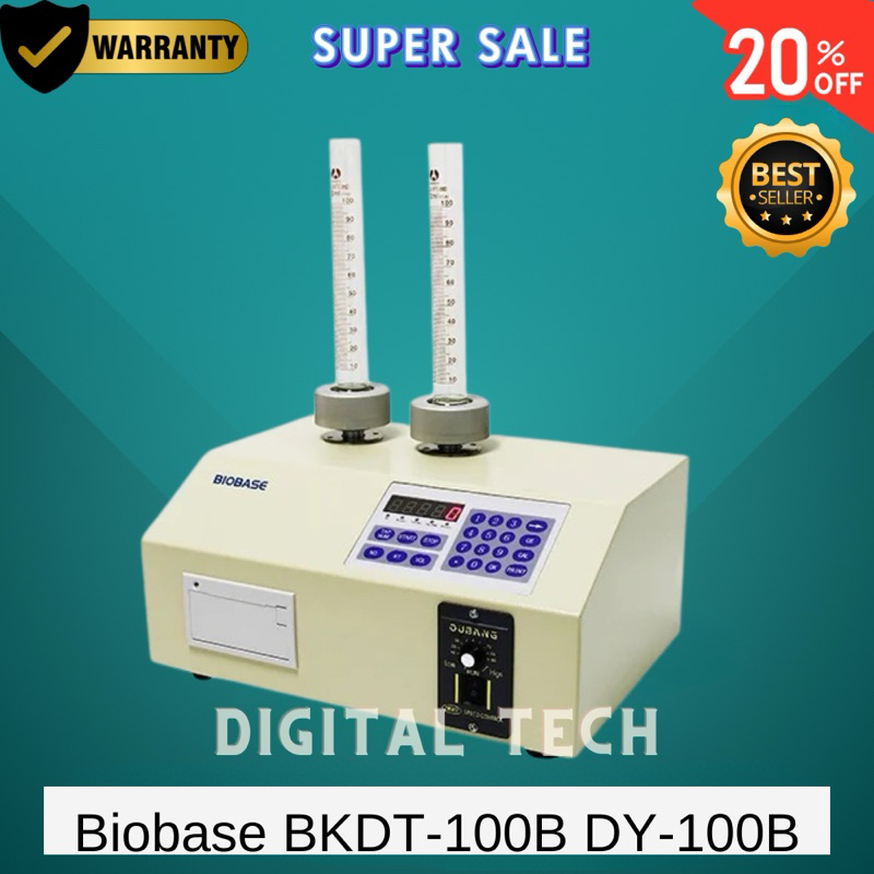 Jual Biobase BKDT-100B DY-100B Tapped Density Powder Tap Density Meter ...