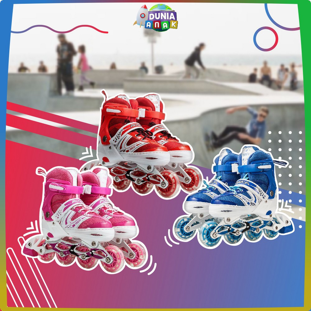 Jual Sepatu Roda Anak Inline Skate Unisex / Sepatu Roda Bajaj Anak Laki ...