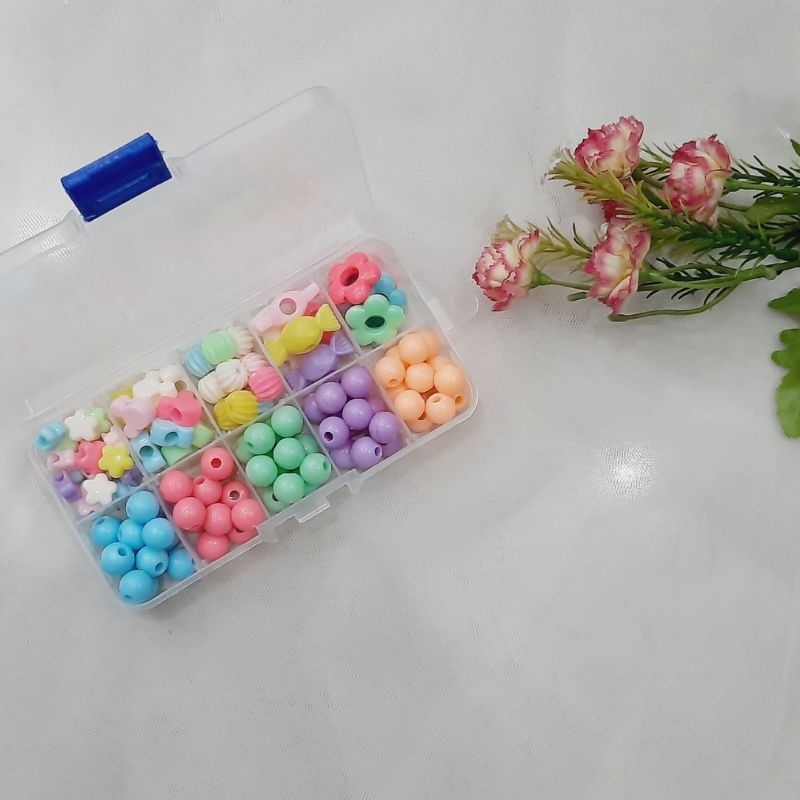 Jual Paket meronce diy anak mote manik besar | Shopee Indonesia