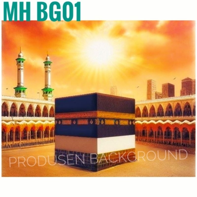 Jual Kain Background Manasik Haji studio foto backdrop MH BG Koleksi 1 ...