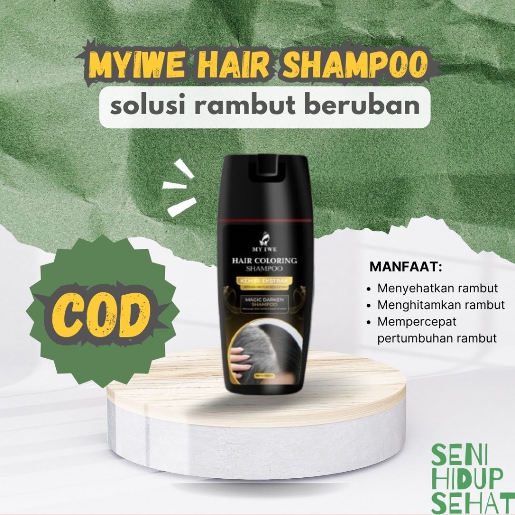 Jual Black Shampoo My Iwe Original / Penghitam Rambut Shopee Indonesia