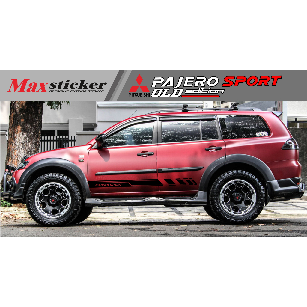 Jual STICKER MOBIL PAJERO SPORT LAMA STICKER AKSESORIS PAJERO | Shopee ...