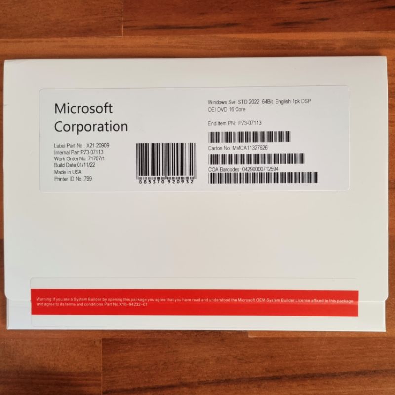 Jual SVR2022 - Windows Server 2022 STD 64bit / Win Server 2022 Standard ...