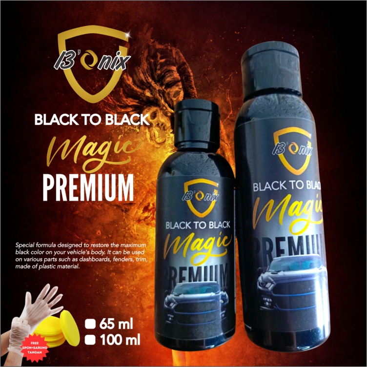 Jual B' Onix Black to Black Megic Premium/Penghitam body motor dan ...