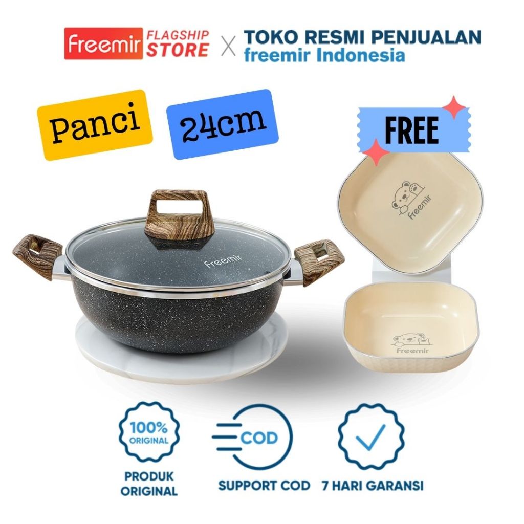 Jual Cooklover 13 Pcs Cooking Totem Wajan Panci Set Marble Coating - Hitam  di Seller Keeo Home Official Store - Pegangsaan Dua, Kota Jakarta Utara