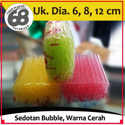 Sedotan Bubble atau Sedotan Boba