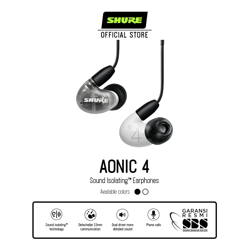 Shure SE425 Professional Earphone With Mic