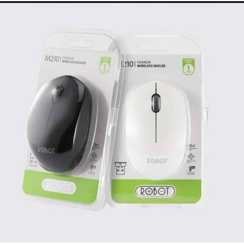 Jual Beli 5 Free 1 // Mouse wireless robot M210 2,4Ghz Optical | Shopee ...