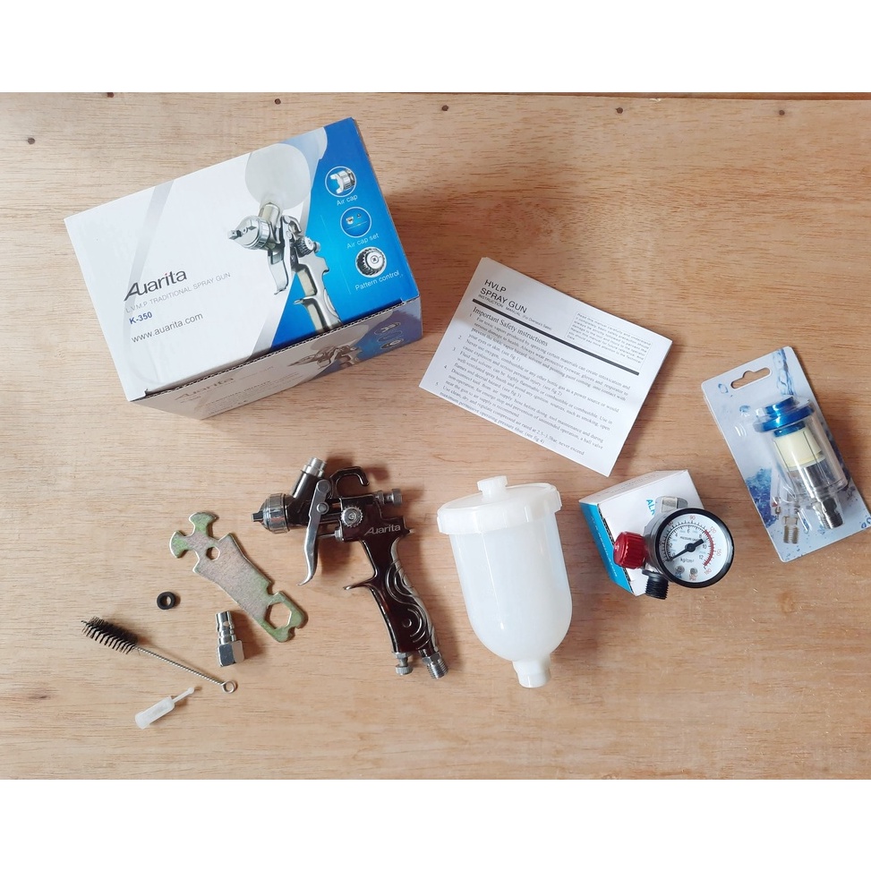 Jual Laris Iah Spray Gun Auarita K35 Nozzle 8 1 12 mm | Shopee Indonesia