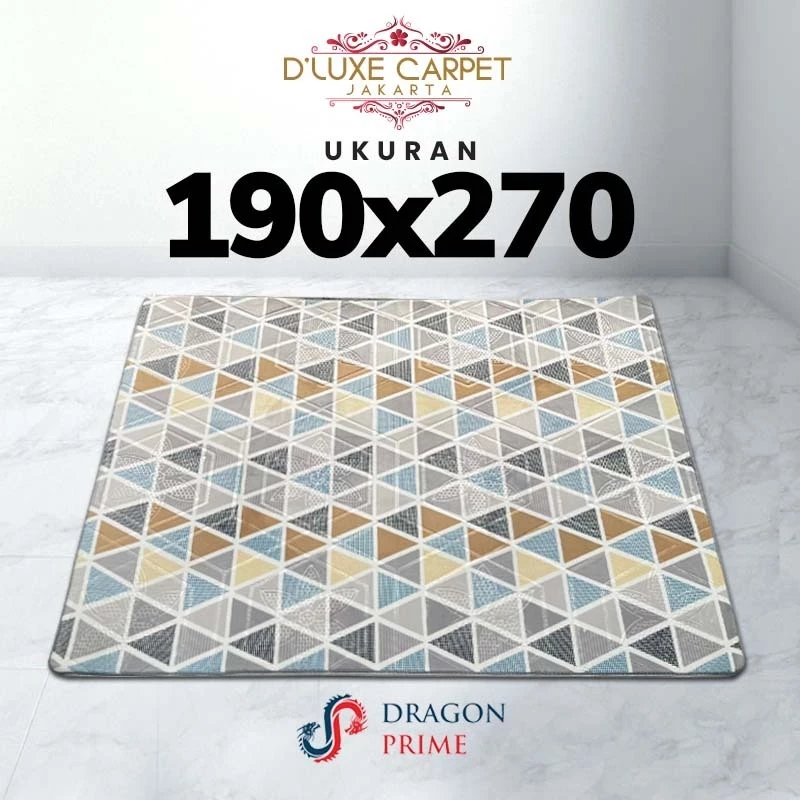 Karpet Busa Premium 190x270 Tebal 2cm Anti Slip | Empuk Nyaman | Jumbo Minimalis Estetik - foto 1