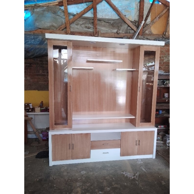 Jual backdrop tv / Rak tv minimalis / rak tv pajangan / backdrop tv ...