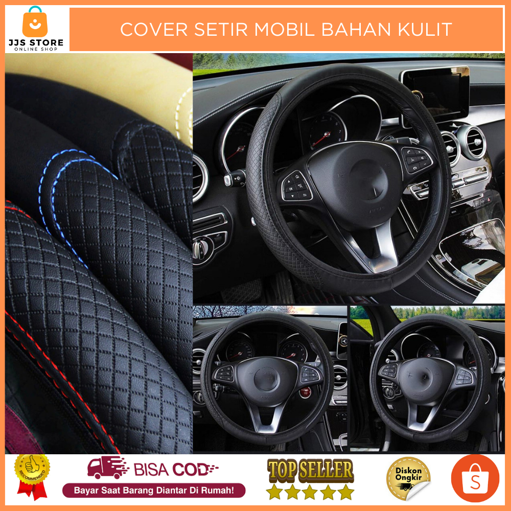 Jual Cover Setir Mobil / Sarung Stir Mobil Bahan Kulit Steering Wheel ...