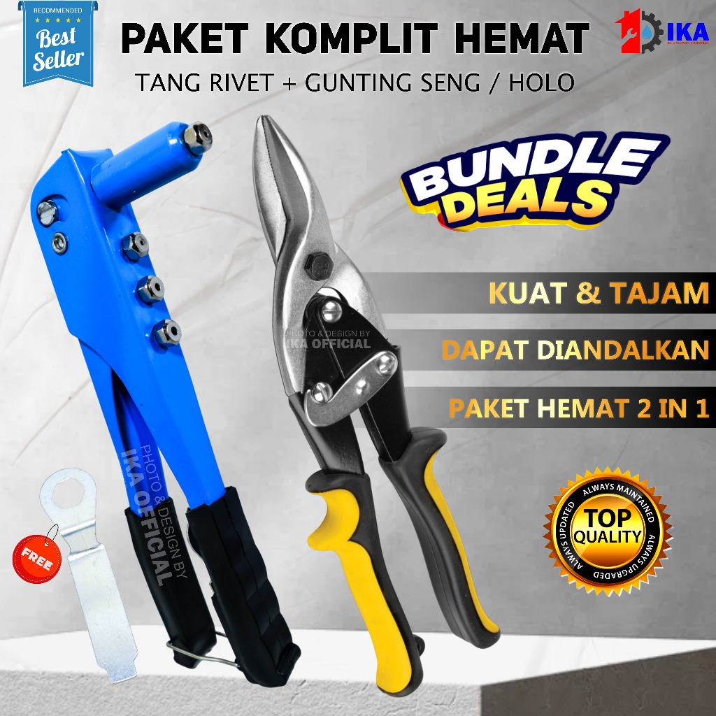 Jual Gunting Holo / Gunting Baja & Tang Rivet / Tang Ripet PAKET TANG ...