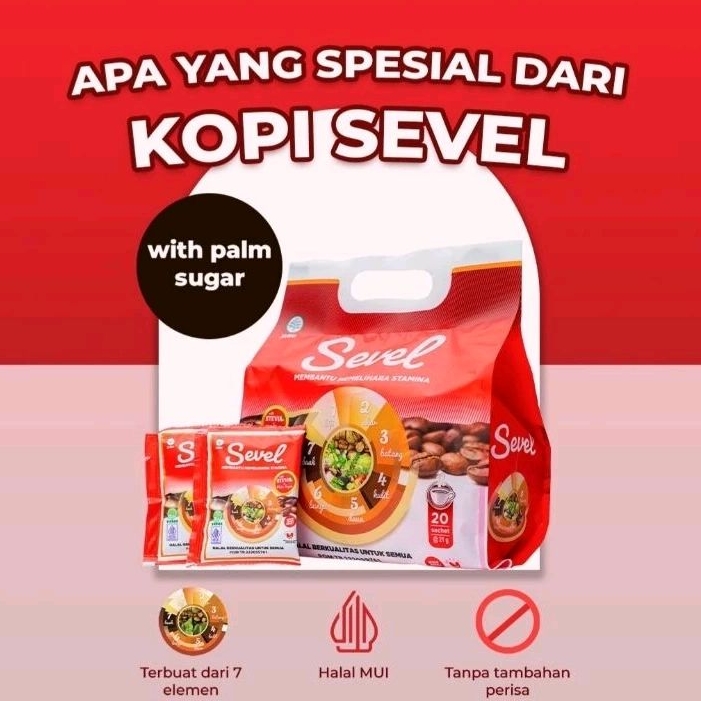 Jual Kopi Sevel Hni Plus Stevia Kopi Elemen Kopi Seven Elemen Shopee Indonesia