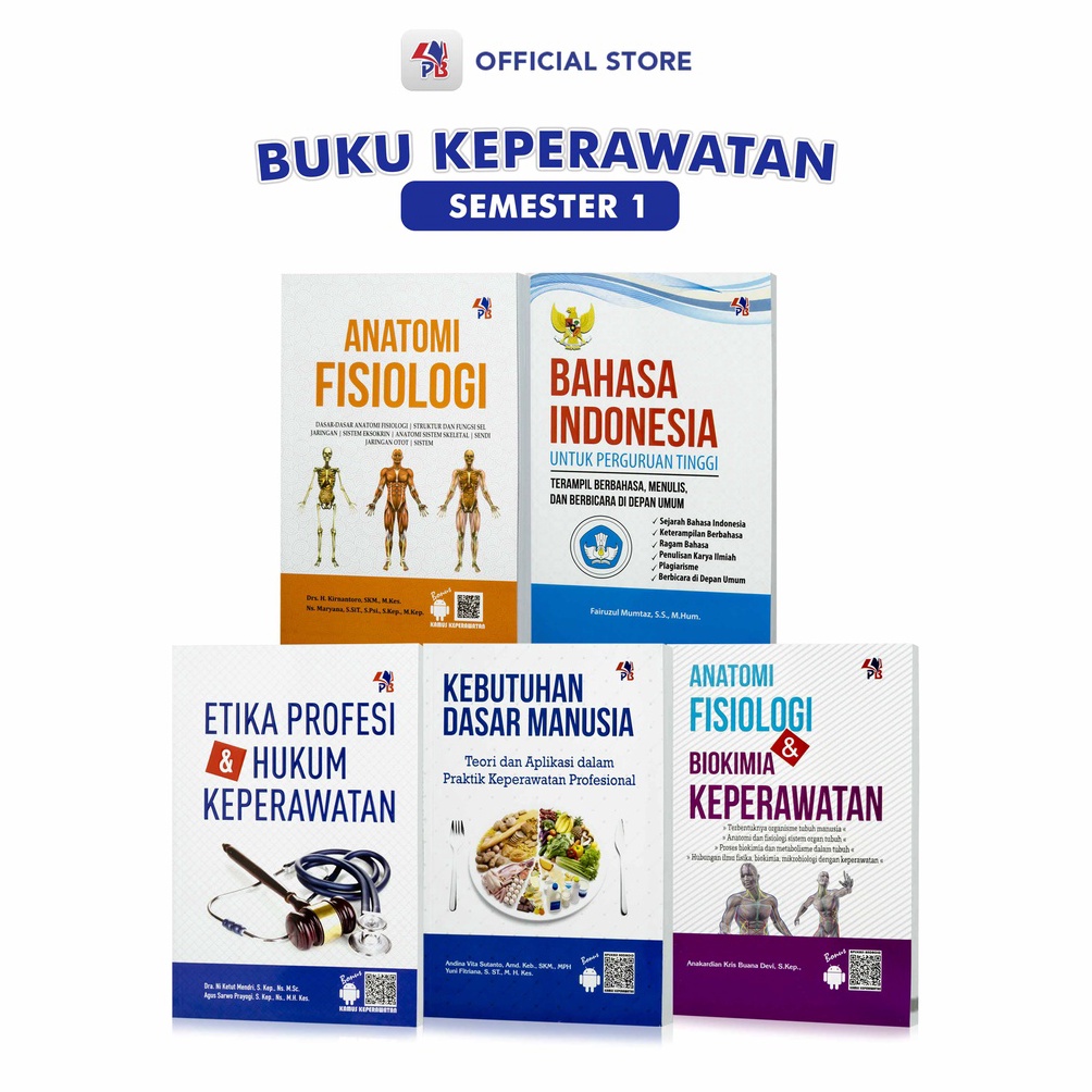 Jual KODE A4W5 Buku Kuliah Buku Keperawatan Semester 1 Anatomi ...