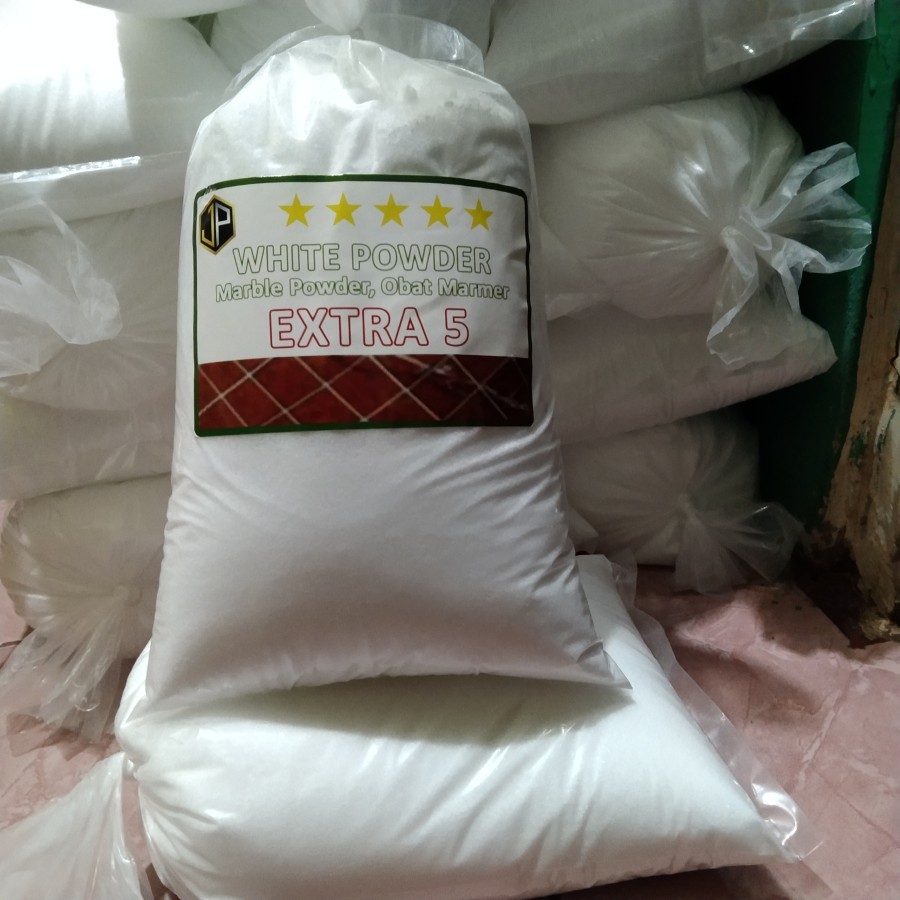 Jual White Powder Extra5/Obat Poles marmer,Granit - 1kg | Shopee Indonesia