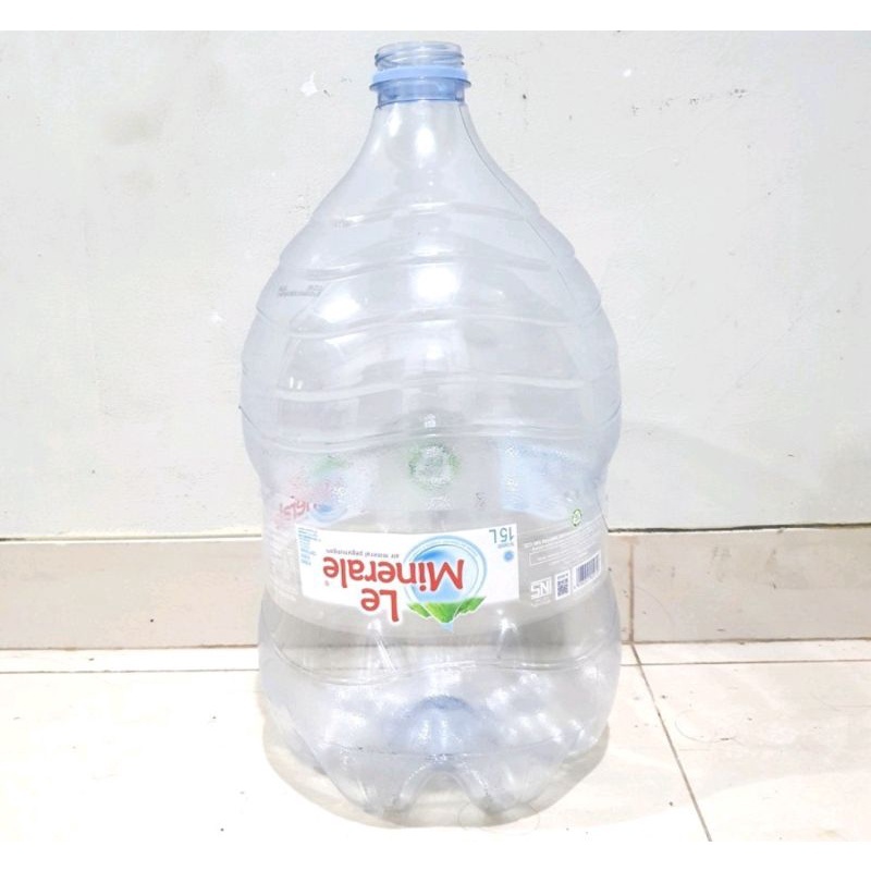 Jual Galon le minerale bekas kosongan 15 liter kondisi botol bagus ...