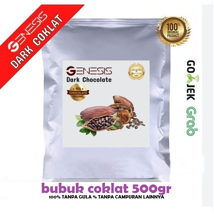 Jual BUBUK COKLAT GENESIS COCOA POWDER KEMASAN / Cokelat Bubuk Minuman ...