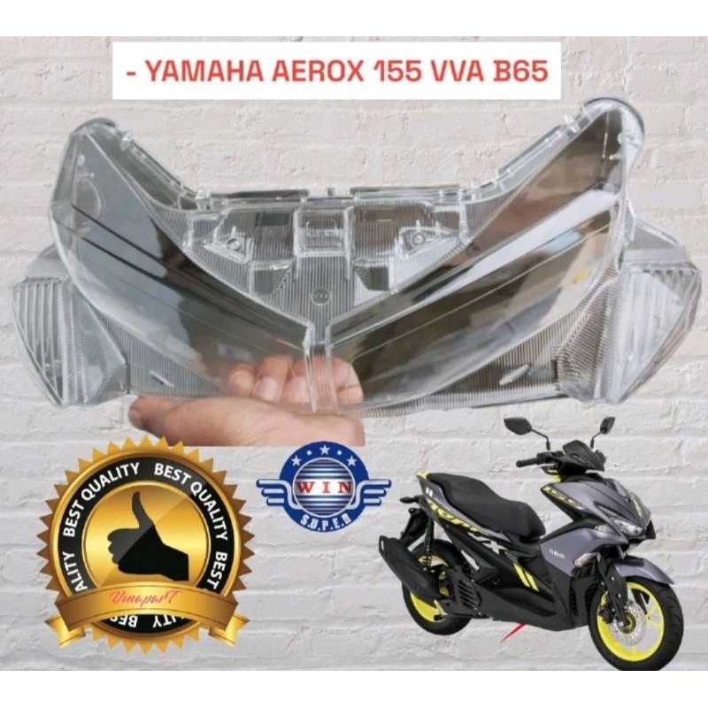 Jual Mika Kaca Lampu Reflektor Depan Yamaha Aerox Vva B Non Original Shopee Indonesia