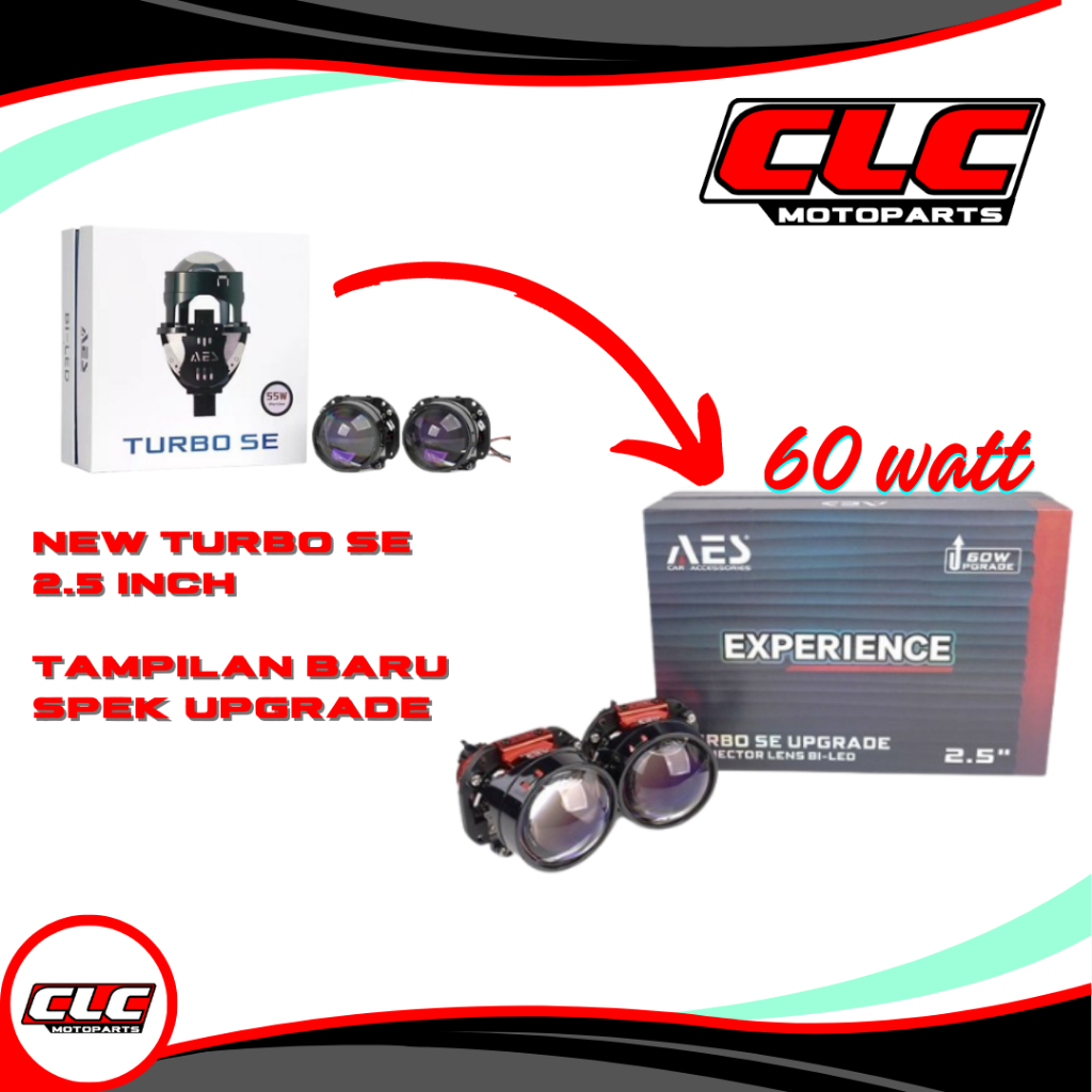 Jual Projie Biled Aes Turbo Se Experience Watt Inch Shopee