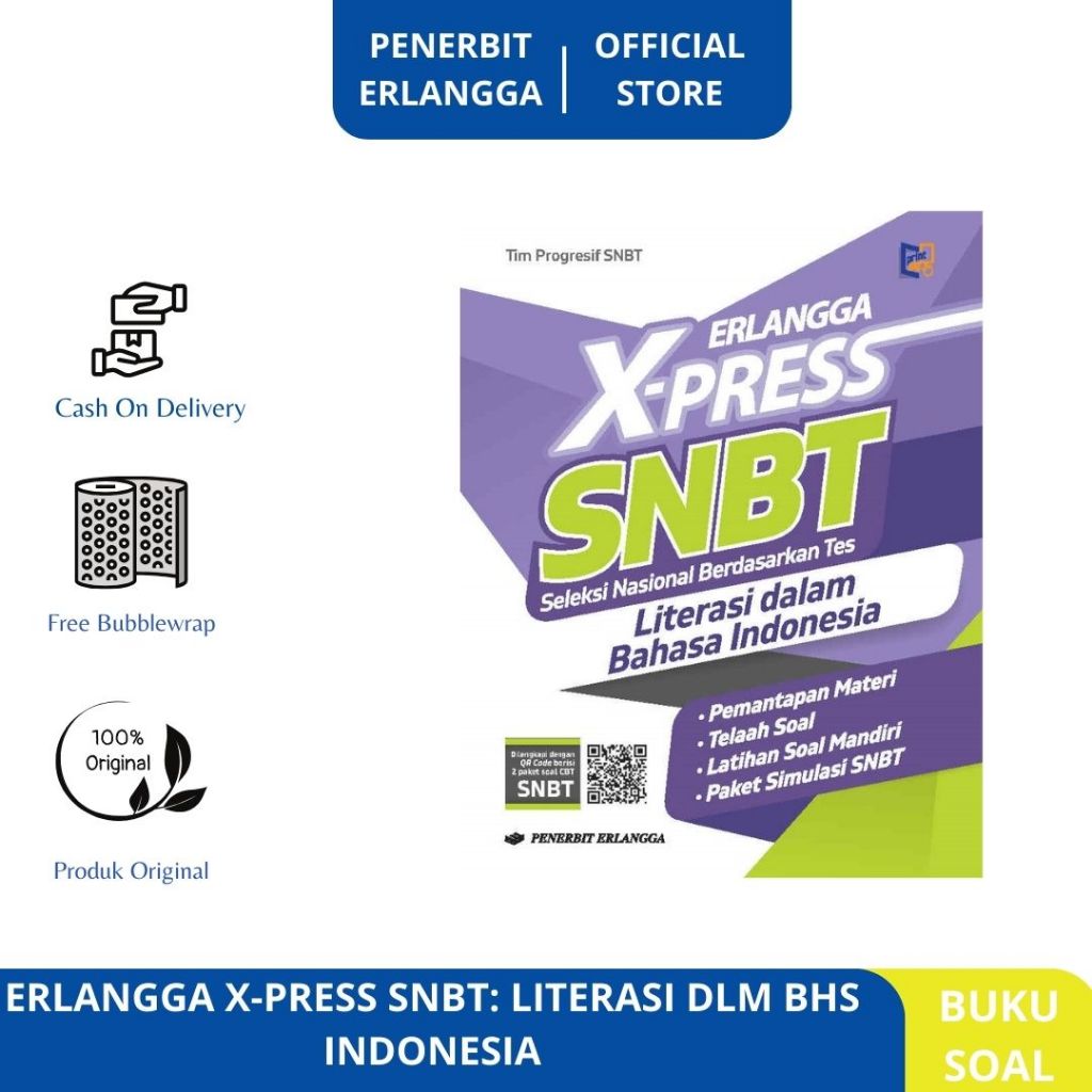 Jual ERLANGGA XPRESS SNBT LITERASI DLM BHS INDONESIA Shopee Indonesia