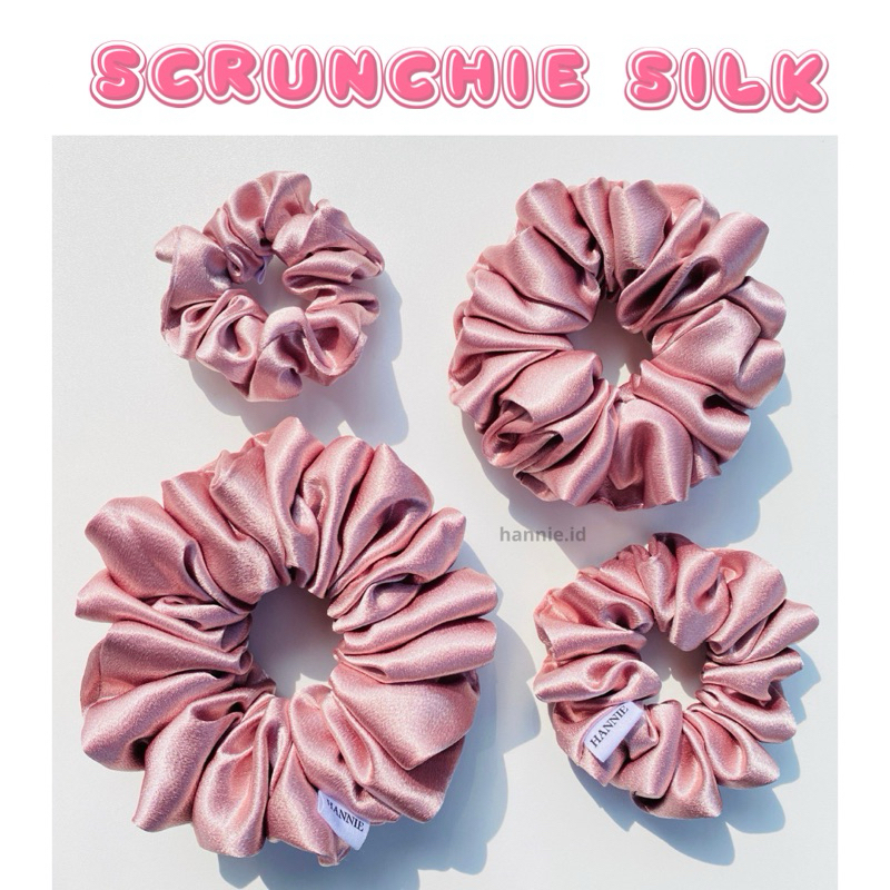 Jual Scrunchieikat Rambut Silk Premium Shopee Indonesia 