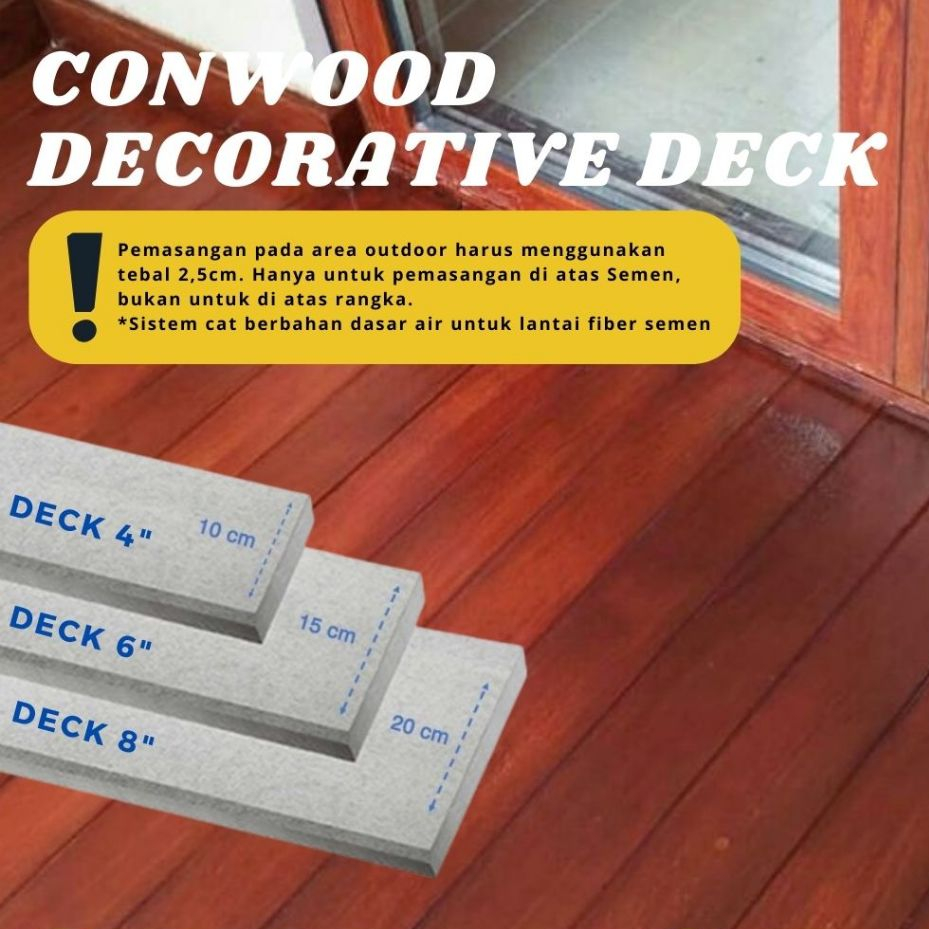 Jual CONWOOD DECORATIVE DECK I CONWOOD LANTAI OUTDOOR TEBAL 14/25mm ...