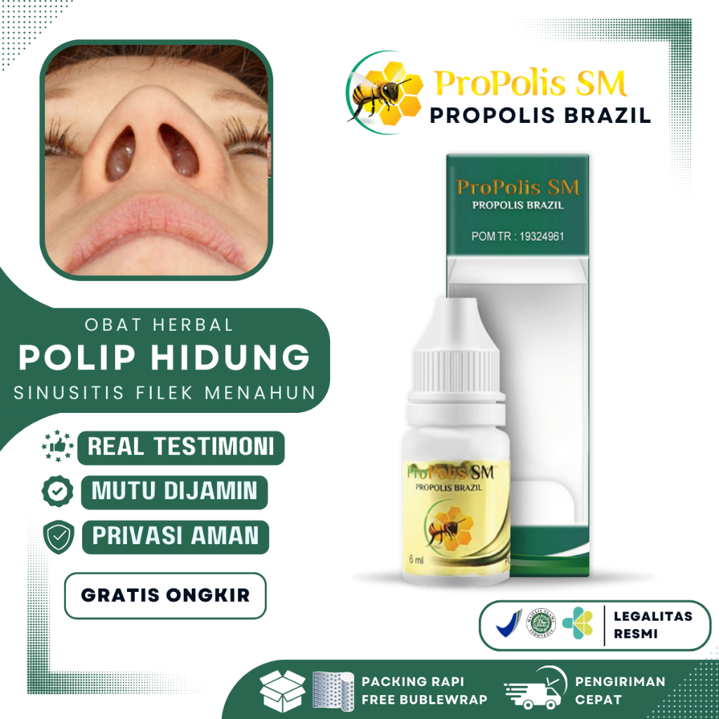 Jual Obat Polip Hidung Sinusitis Pilek Menahun Alergi Hidung Gurah Hidung Bersin Hidung