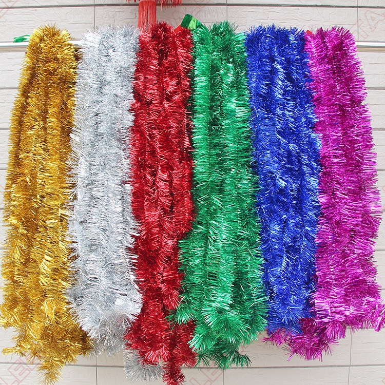 Slinger Tebal Polos Diameter 4cm Dekorasi Tinsel Pesta Ulang Tahun
