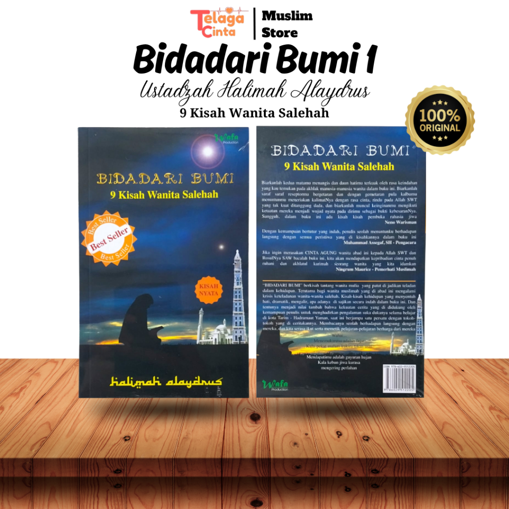 Jual Bidadari Bumi Bidadari Bumi 1 Karya Ustadzah Halimah Alaydrus Penerbit Wafa Dijamin 3958