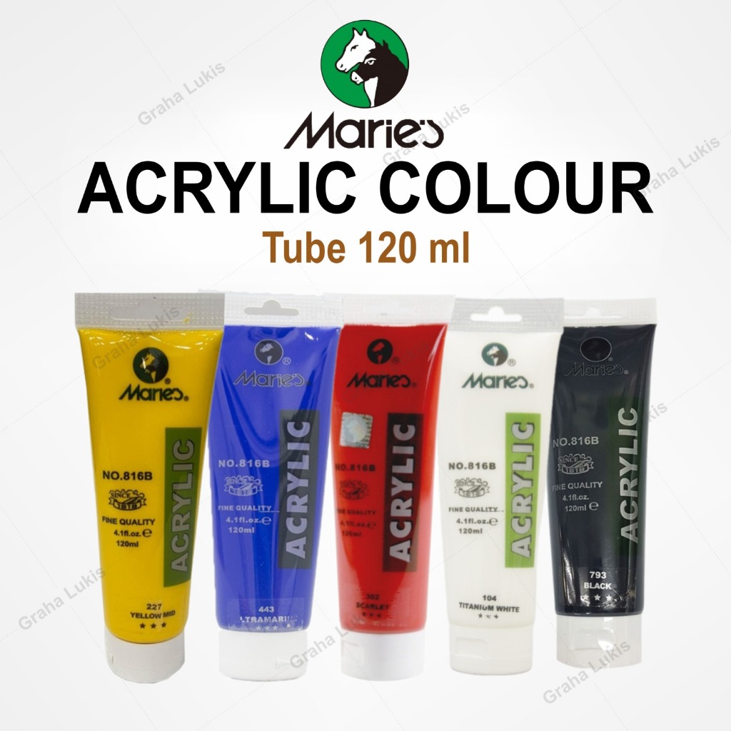 Jual Maries Acrylic 120 Ml Cat Akrilik Maries 120ml Shopee Indonesia 6581