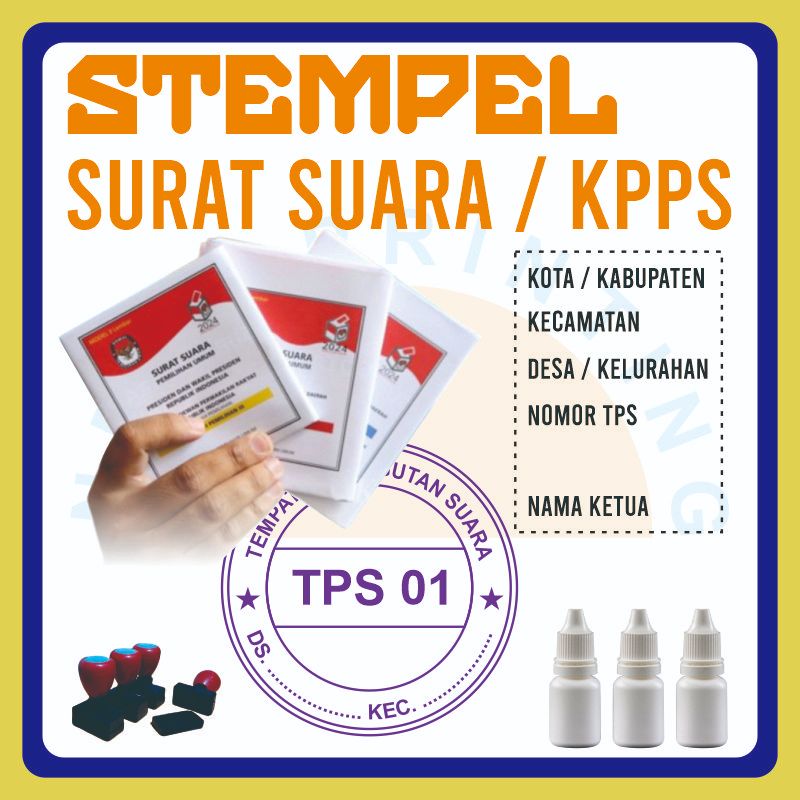 Jual Stempel Kpps Pemilu Stempel Pemilu Terbaru Stempel Suara