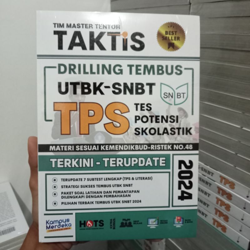 Jual BUKU UTBK SNBT 2024 / TAKTIS DRILLING TEMBUS UTBK-SNBT TPS 2024 ...