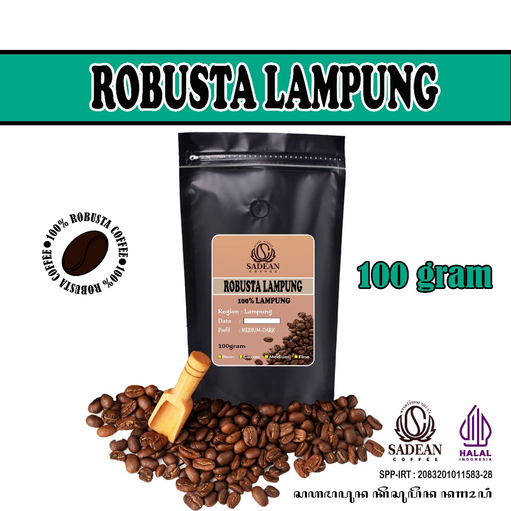 Jual Kopi Robusta Lampung Natural Process 100gr / Biji Kopi Bubuk Robusta Lampung | Shopee Indonesia