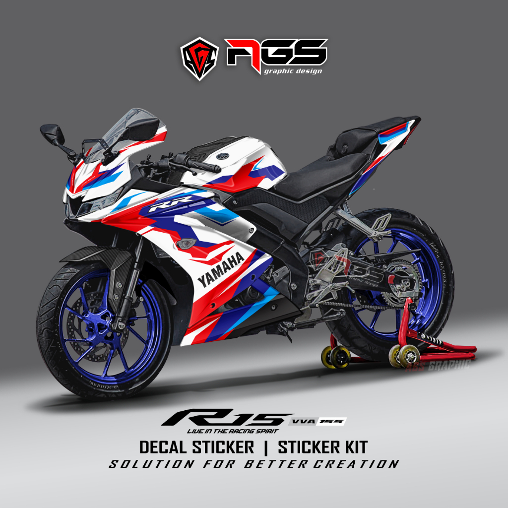 Jual DECAL STIKER YAMAHA R15 V3 / YAMAHA R15 BMW / DECAL FULL BODY ...