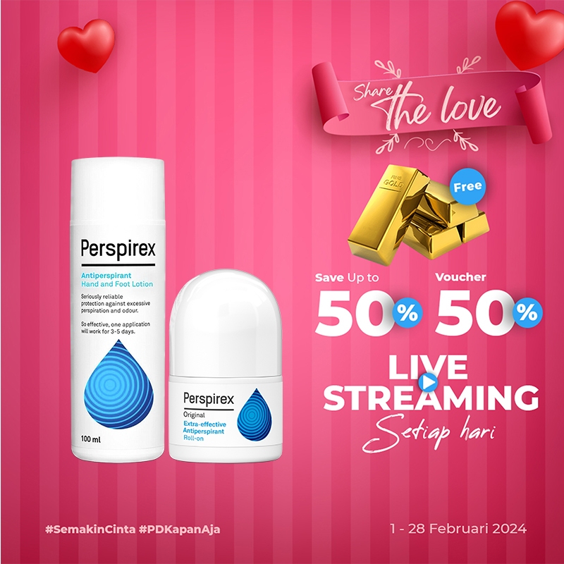 Jual Perspirex Original AntiPerspirant Roll On 20ml + Perspirex Foot