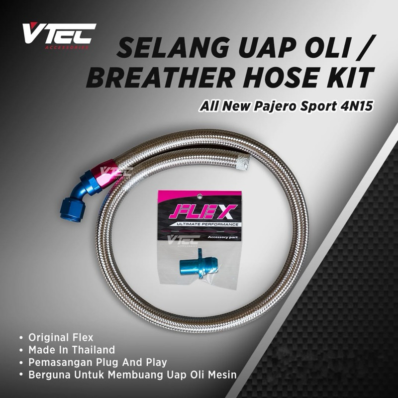 Jual Selang Uap Oli Flex Breather Hose Kit All New Pajero N Shopee Indonesia