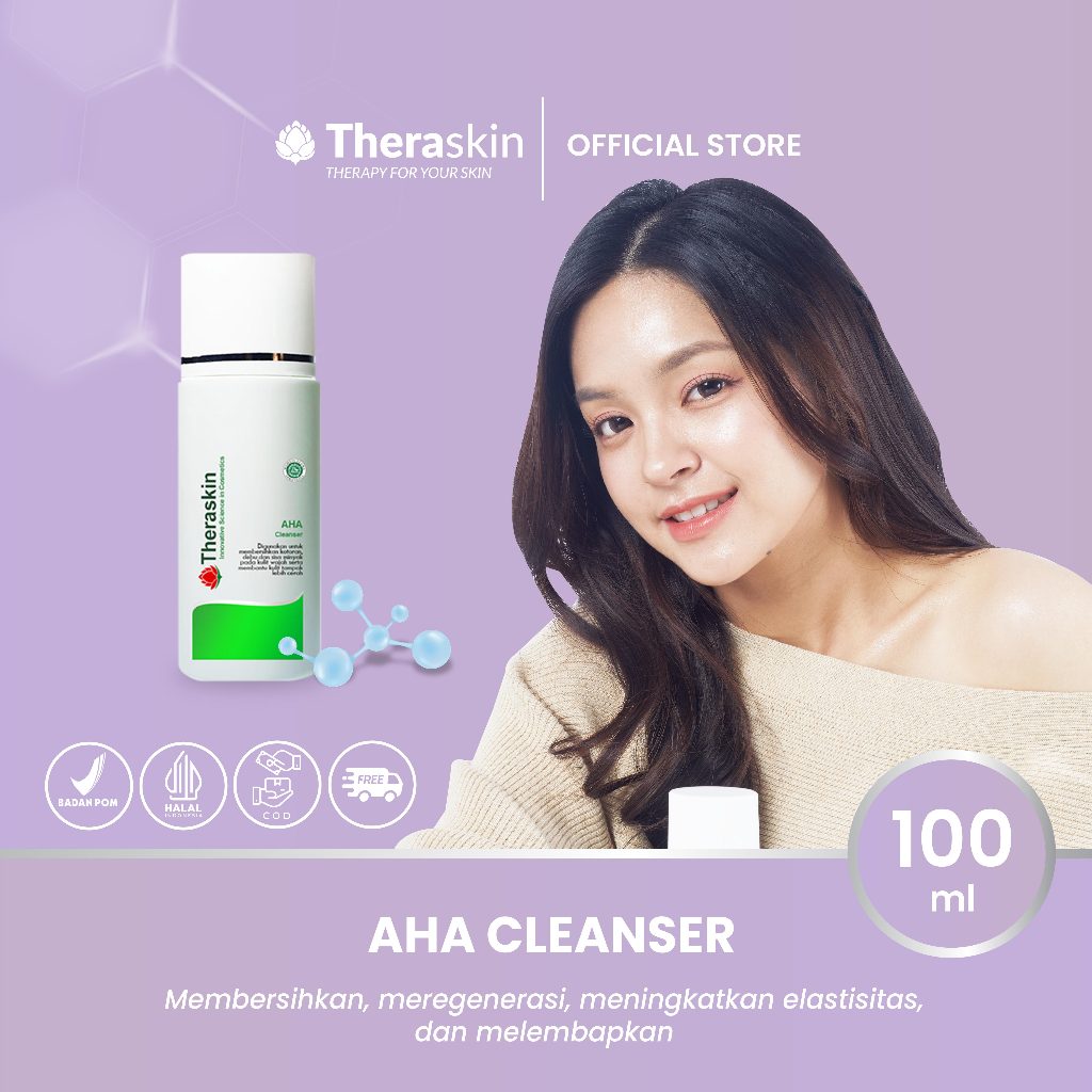 Jual Theraskin BPOM AHA Cleanser 100mL | Shopee Indonesia