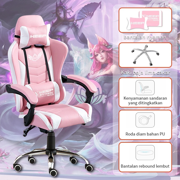 Jual Keep Going Max Kursi Gaming Gaming Chair Kursi Santai Kursi Gamers