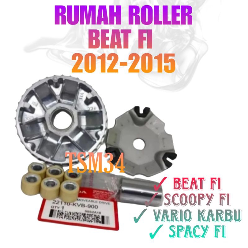 Jual Rumah Roller Assy Beat Fi Scoopy Fi Vario Karburator Kvb